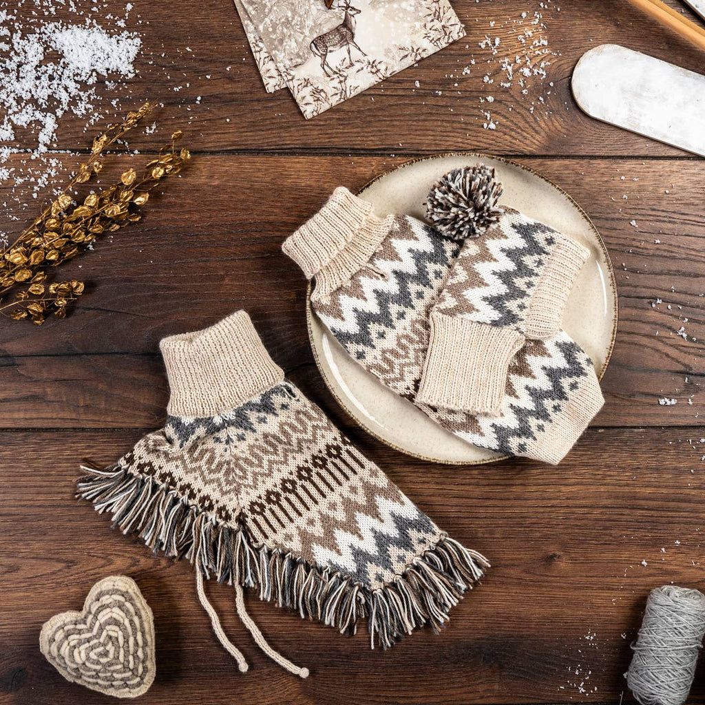 Maglione invernale in alpaca