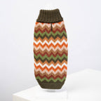 Maglione in alpaca con motivo Chevron Forest