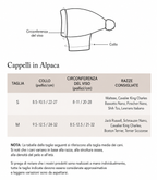 Cappello invernale in alpaca